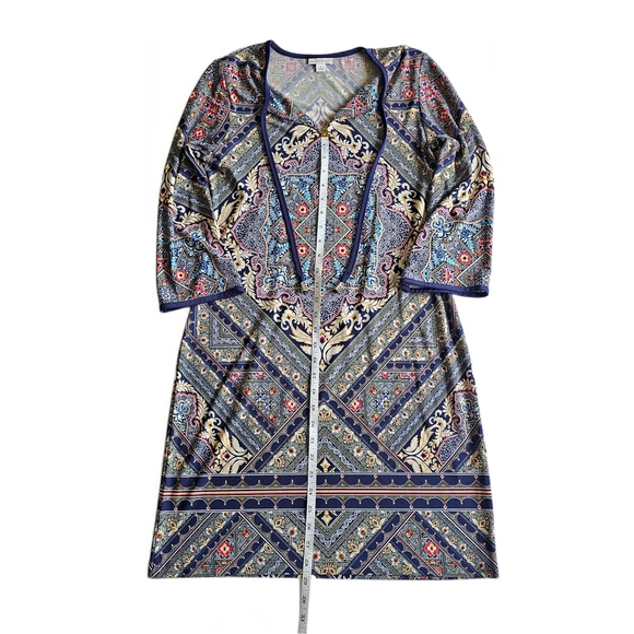 Westport 1962 Boho Festival Artsy Hippie Fairy Whimsical Sheath Dress - Picture 9 of 16